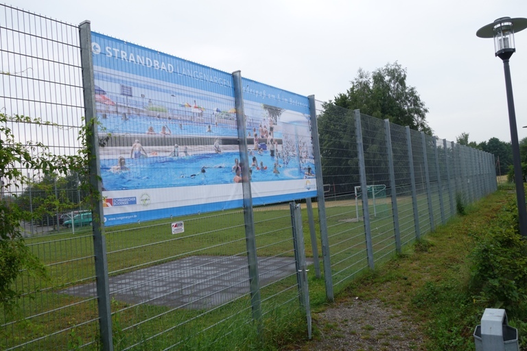 Ballfangzaun Sortanlage am Freibad Langenargen